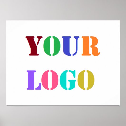 Werbeaktion-Poster für Ihr Firmenlogo Poster (Vorne)