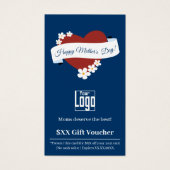 Werbeaktion Red Heart Mother's Day Gift Voucher Ca (Vorderseite)