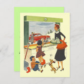 Werbeaktion rückwärts oder ab auf neue Party Einla Einladung (Vorne/Hinten)