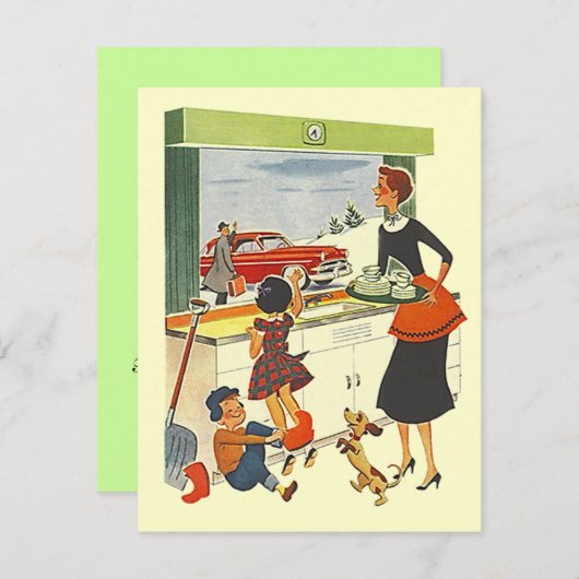 Werbeaktion rückwärts oder ab auf neue Party Einla Einladung (Vorne/Hinten)