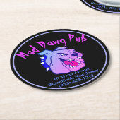 Werbeaktion Runder Pappuntersetzer (Angewinkelt)