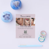 Werbeaktion Schönheitssalon Lila Flyer (Einzeln)