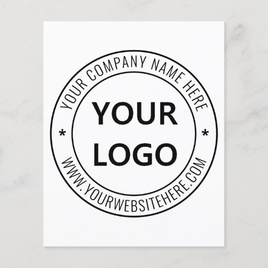 Werbeaktion von Firmenlogo für Unternehmen - Flyer (Vorne)