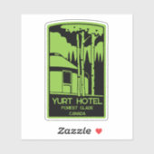 Werbeaktion von Jurten Aufkleber (Blatt)