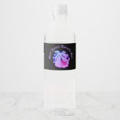 Werbeaktion Wasserflaschenetikett (Vorderseite)