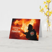 Werbeaktion zum stellvertretenden Brandbekämpfungs Karte (Gelbe Blume)