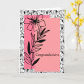 Werbeaktion zum stellvertretenden Leiter Herzliche Karte (Gelbe Blume)