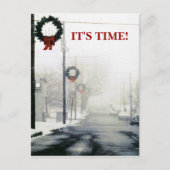 Werbeaktionen der Wintersaison Erinnerung PC Postkarte (Vorderseite)