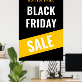 Werbeaktionen für Black Friday Sale Business Disco Poster (Heimbüro)