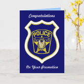 Werbeaktionen für Polizeibeamte Karte (Gelbe Blume)