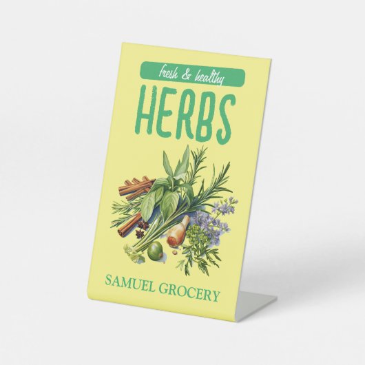 Werbeaktionen von Lebensmittelprodukten anpassen Sockelschild (Vorderseite)