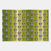 Werbeaktions-Gratulations-Custom-Nachricht Geschen Geschenkpapier Set (Vorderseite)