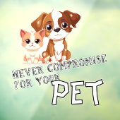 Werbeangebot für Haustierunternehmen Fensteraufkleber (Blatt 3)