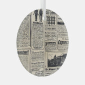 Werbeanzeigen für antike deutsche Zeitungen 1917 Ornament Aus Glas (Vorderseite Rechts)