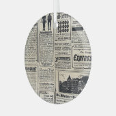 Werbeanzeigen für antike deutsche Zeitungen 1917 Ornament Aus Glas (Vorderseite links)