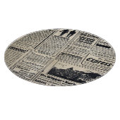 Werbeanzeigen für antike deutsche Zeitungen 1917 Schneidebrett (Ecke)