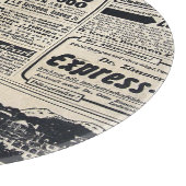 Werbeanzeigen für antike deutsche Zeitungen 1917 Schneidebrett (Ecke)