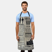 Werbeanzeigen für antike deutsche Zeitungen 1917 Schürze (Getragen)