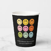 Werbeartikel auf keinen Fall, Logo hinzufügen Pappbecher (Rückseite)