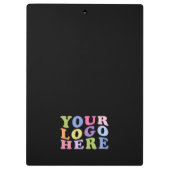 Werbeartikel auf keinen Fall, Logoklammer hinzufüg Klemmbrett (Rückseite)