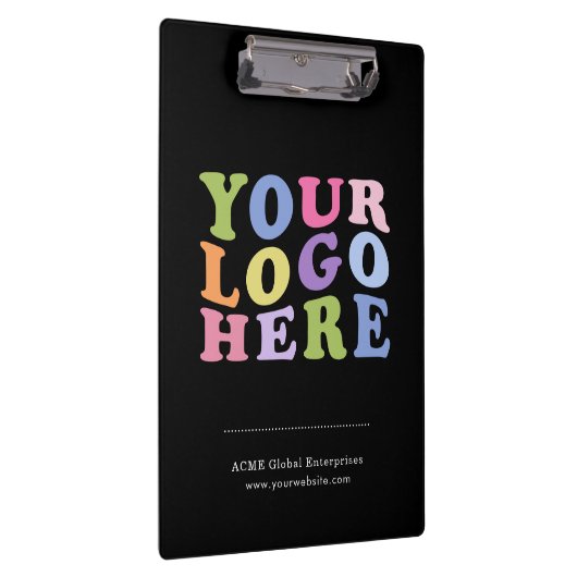 Werbeartikel auf keinen Fall, Logoklammer hinzufüg Klemmbrett (Rechts)