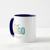 Werbeartikel für Firmenlogos, die als Gratis-Kunde Tasse (Vorderseite Links)