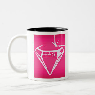 Werbeartikel für kleine Unternehmen HASLogo Zweifarbige Tasse