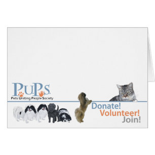 Werbeartikel für PUPs-Logos