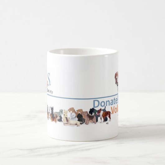 Werbeartikel für PUPs-Logos Kaffeetasse (Mittel)