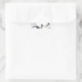 Werbeartikel für PUPs-Logos Runder Aufkleber (Tasche)