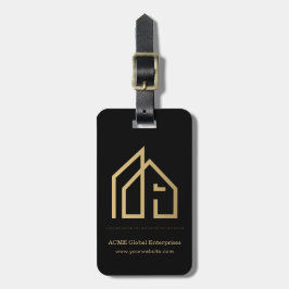 Werbeartikel Modernes reales Anwesen Gepäckanhänger