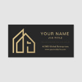 Werbeartikel Modernes reales Anwesen Namensschild (Vorderseite)