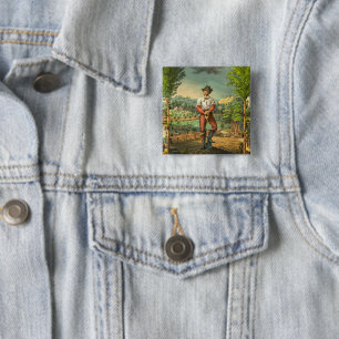 Werbeaufdruck für Grange-Mitglieder Button