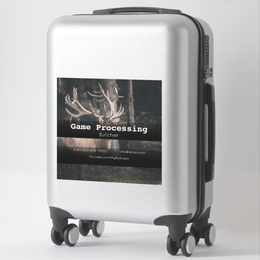 Werbeaufkleber für Wildtiere Aufkleber (Koffer)