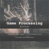 Werbeaufkleber für Wildtiere Aufkleber (Vorderseite)