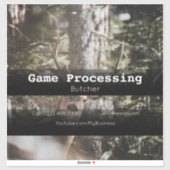 Werbeaufkleber für Wildtiere Aufkleber (Blatt)