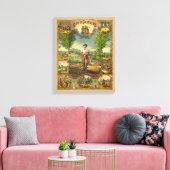 Werbeausdruck für Grange-Mitglieder Leinwanddruck (Insitu (Wohnzimmer))