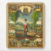 Werbeausdruck für Grange-Mitglieder Mousepad (Vorne)