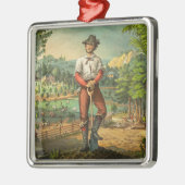 Werbeausdruck für Grange-Mitglieder Ornament Aus Metall (Links)