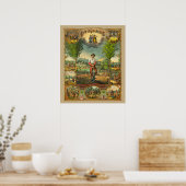 Werbeausdruck für Grange-Mitglieder Poster (Küche)