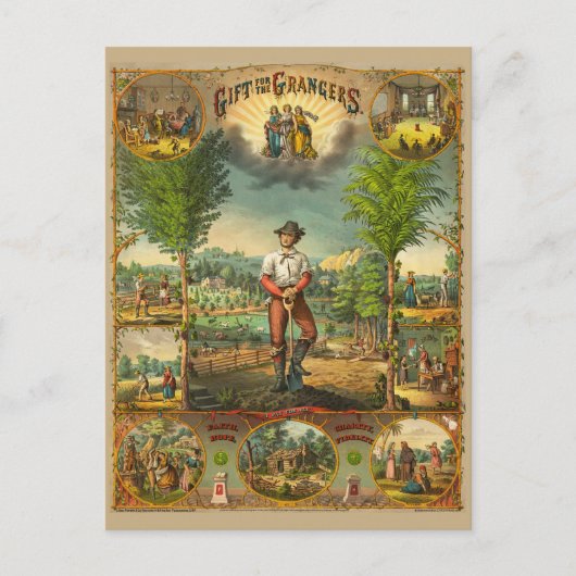 Werbeausdruck für Grange-Mitglieder Postkarte (Vorderseite)