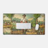 Werbeausdruck für Grange-Mitglieder Schreibtischunterlage (Tastatur & Maus)