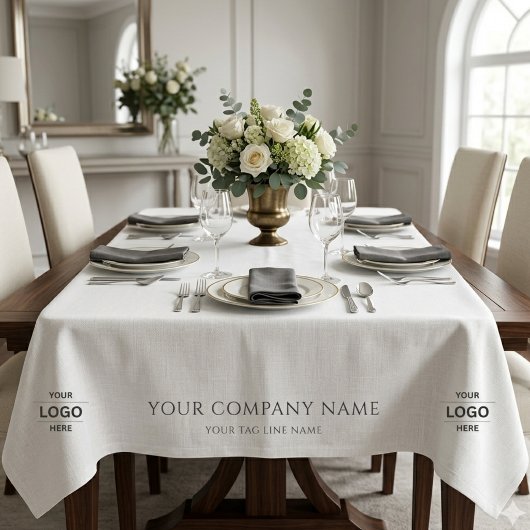 Werbeausstellung für Unternehmen mit individuellem Tischdecke