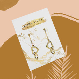 Werbeausweis-Karte verdienen ・ Muster-Logo in Gold