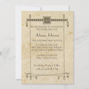 Werbebanner-Abschluss-Ankündigung von Retro Feathe Einladung