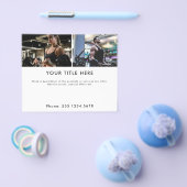 Werbebanner Fitness Athlete 2 Foto Banner & Text Flyer (Einzeln)