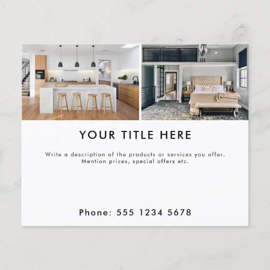 Werbebanner für Business 2-Foto Flyer (Vorne)