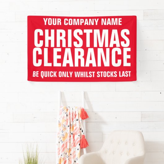 Werbebanner für den Einzelhandel Banner (Insitu)