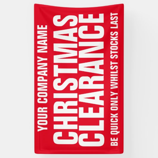 Werbebanner für den Einzelhandel Banner (Vertikal)