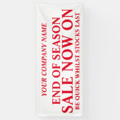 Werbebanner für den Einzelhandel Banner (Vertikal)